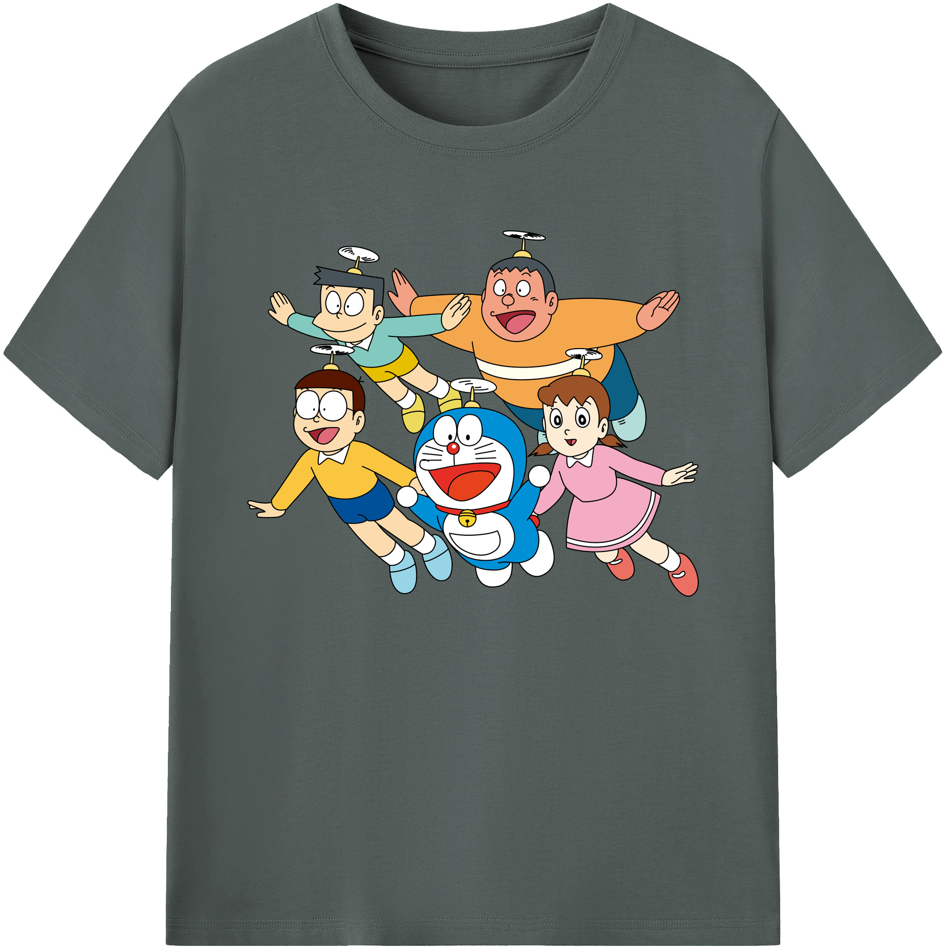 （画像用） ドラえもん 骨川 スネ夫 Doraemon Honekawa Suneo 綿100％ メンズ半袖Tシャツ｜肌触りやわらか＆通気性